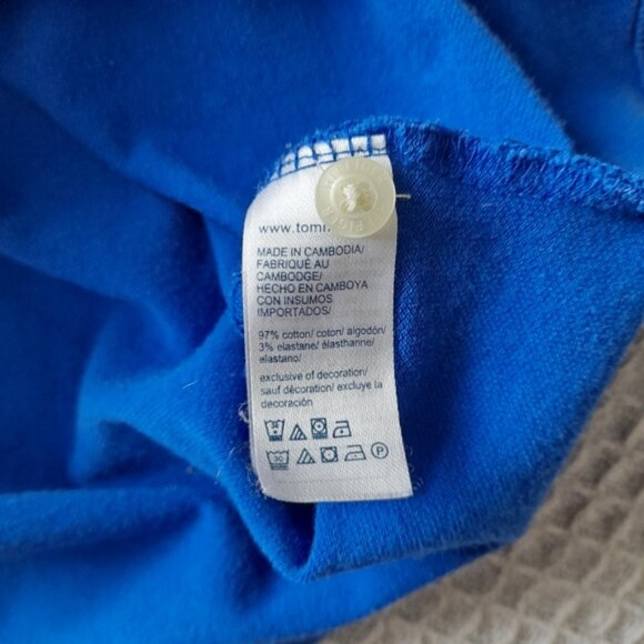Tommy Hilfiger Blue Polo Shirt Vibrant Style - Picture 4 of 4